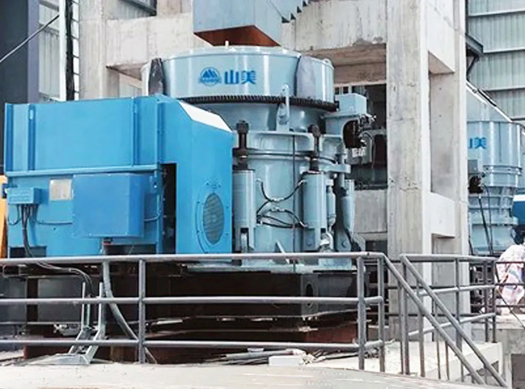 2臺SMS5000C大型多缸液壓圓錐破碎機(jī)服務(wù)于河南信陽時(shí)產(chǎn)1400噸花崗巖尾礦制砂生產(chǎn)項(xiàng)目